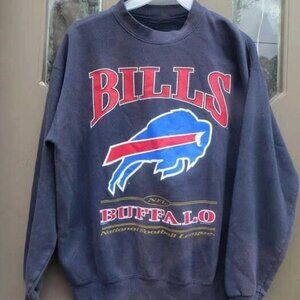 90s Buffalo Bills Remake Sweatshirt Retro style Navy shirt for Fan